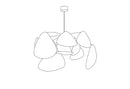 DecorBites™ French Design Rattan Chandelier for Home Lighting
