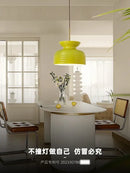 Decorbites french minimalist off-white ribbed chandelier dining room