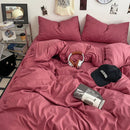 DecorBites™ Fresh Solid Color Cotton Quilt Set - 4-Piece