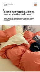 DecorBites™ Fresh Solid Color Cotton Quilt Set - 4-Piece