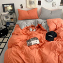 DecorBites™ Fresh Solid Color Cotton Quilt Set - 4-Piece