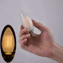 Decorbites frosted led candle light bulbs dining room warm white 10 pack