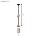 DecorBites™ Frosted White Glass Island Lamp - Loft Style, Black Wine Bottle Design - Perfect for Restaurants, Ceiling Suspension Lighting