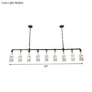 DecorBites™ Frosted White Glass Island Lamp - Loft Style, Black Wine Bottle Design - Perfect for Restaurants, Ceiling Suspension Lighting
