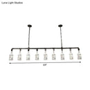 DecorBites™ Frosted White Glass Island Lamp - Loft Style, Black Wine Bottle Design - Perfect for Restaurants, Ceiling Suspension Lighting