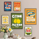 DecorBites™ Fun Beans on Toast Kitchen Canvas Art