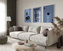 DecorBites™ Funky Queen of Hearts Wall Art Set