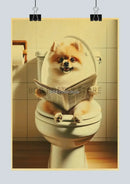 DecorBites™ Funny Animal Bathroom Poster for DIY Home Decor