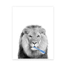 DecorBites™ Funny Animal Bathroom Poster Wall Art