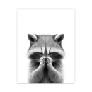 DecorBites™ Funny Animal Bathroom Poster, Wall Art Canvas