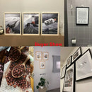 DecorBites™ Funny Animal Bathroom Poster Wall Art