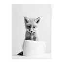 DecorBites™ Funny Animals Canvas Wall Art for Bathroom Home