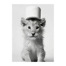 DecorBites™ Funny Animals Canvas Wall Art for Bathroom Home