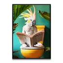 DecorBites™ Funny Cat Bathroom Canvas Wall Art