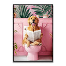 DecorBites™ Funny Cat Bathroom Wall Art