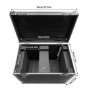 Decorbites g-tour style case black & silver stage light storage case