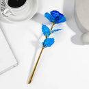 Decorbites galaxy rose iridescent blue & purple wedding centerpiece
