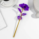 Decorbites galaxy rose iridescent blue & purple wedding centerpiece