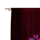 Decorbites game console handle curtains black & rainbow bedroom decor