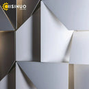 Decorbites geometric art white wall lamp for bedroom living room