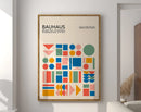 DecorBites™ Geometric Bauhaus Canvas Poster for Modern Home