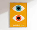 DecorBites™ Geometric Bauhaus Canvas Poster - Retro Home Wall Art