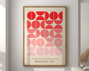 DecorBites™ Geometric Bauhaus Canvas Poster - Retro Home Wall Art