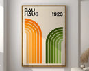 DecorBites™ Geometric Bauhaus Canvas Poster - Retro Home Wall Art