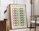 DecorBites™ Geometric Bauhaus Canvas Poster - Retro Home Wall Art