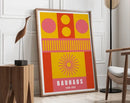 DecorBites™ Geometric Bauhaus Canvas Poster - Retro Home Wall Art