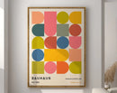 DecorBites™ Geometric Bauhaus Canvas Poster - Retro Home Wall Art