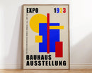 DecorBites™ Geometric Bauhaus Canvas Poster - Retro Home Wall Art