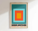DecorBites™ Geometric Bauhaus Canvas Poster - Retro Home Wall Art