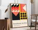 DecorBites™ Geometric Bauhaus Canvas Poster - Retro Home Wall Art