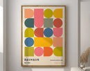 DecorBites™ Geometric Bauhaus Canvas Poster - Retro Home Wall Art
