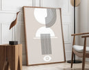 DecorBites™ Geometric Bauhaus Canvas Poster - Retro Home Wall Art