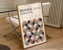DecorBites™ Geometric Bauhaus Canvas Poster - Retro Home Wall Art