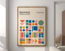 DecorBites™ Geometric Bauhaus Canvas Poster - Retro Home Wall Art