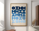 DecorBites™ Geometric Bauhaus Canvas Poster - Retro Home Wall Art