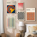 DecorBites™ Geometric Bauhaus Canvas Poster - Retro Home Wall Art