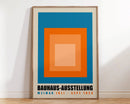DecorBites™ Geometric Bauhaus Canvas Poster - Retro Mid-Century Wall Art