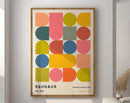 DecorBites™ Geometric Bauhaus Canvas Print for Modern Home