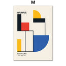 DecorBites™ Geometric Bauhaus Pop Art Canvas Prints