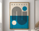 DecorBites™ Geometric Canvas Poster - Modern Bauhaus Style