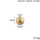 Decorbites geometric gold & silver spherical ceramic vases living room