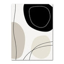 DecorBites™ Geometric Leaf Rainbow Boho Canvas Wall Art