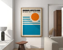 DecorBites™ Geometric Mid Century Canvas Prints for Home Decor