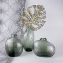 DecorBites™ Geometric Zen Glass Vase for Single Flower Arrangement