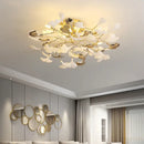 DecorBites™ Ginkgo Leaf Bedroom Lamp: Post-modern Romantic Art Ceiling Light for Master Bedroom