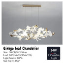 DecorBites™ Ginkgo Leaf Chandelier LED Pendant Light for Living Dining Bedroom